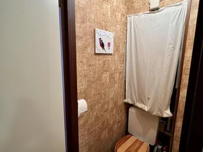 Salle de bains dans l'établissement Charmant T2 avec balcon au cœur de la station - FR-1-787-126