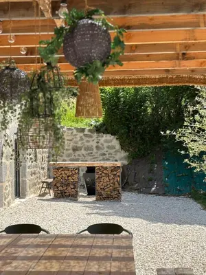 Jardin de l'établissement La Longère - Gîte 4 étoiles