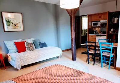 Cuisine ou kitchenette dans l'établissement 3 Apts Moulin SAGE