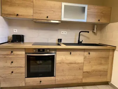 Cuisine ou kitchenette dans l'établissement L'entre Deux