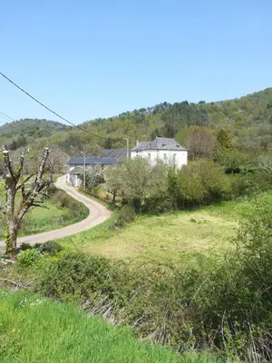 Paysage naturel près de la maison d'hôtes