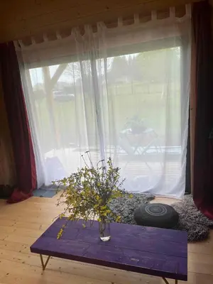 Jardin de l'établissement Cabane de Mardil