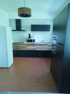 Cuisine ou kitchenette dans l'établissement L'étang du griffolet 2
