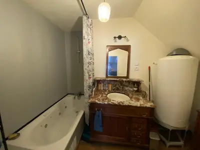 Salle de bains dans l'établissement Coco Bonnevie
