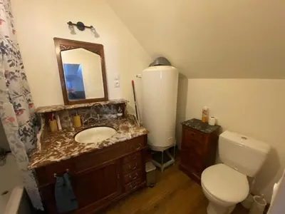 Salle de bains dans l'établissement Coco Bonnevie