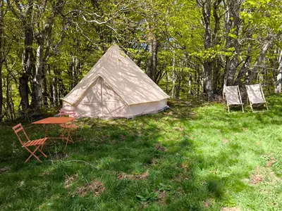 Jardin de l'établissement Tente Sancy