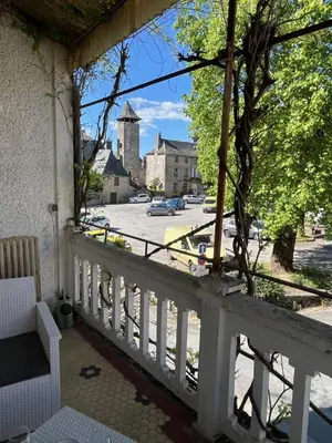 Balcon ou terrasse dans l'établissement Treignac