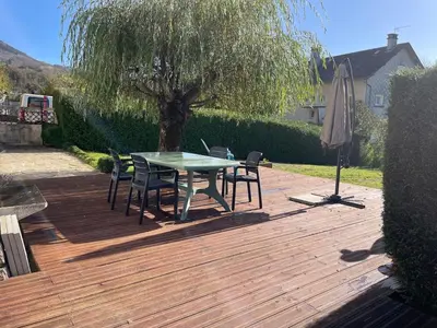 Vue générale sur la montagne ou vue sur la montagne depuis l'appartement
