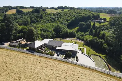 Paysage naturel près de la maison d'hôtes