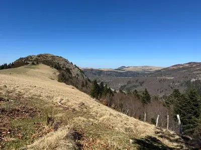 Paysage naturel près de le chalet