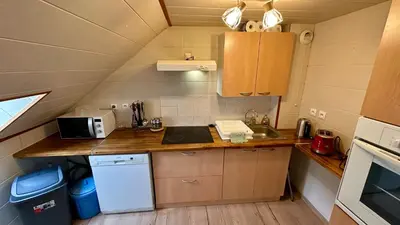 Cuisine ou kitchenette dans l'établissement Le Mb 9 Le Mont Dore 8 pers