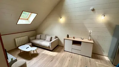 Coin salon dans l'établissement Le Mb 9 Le Mont Dore 8 pers