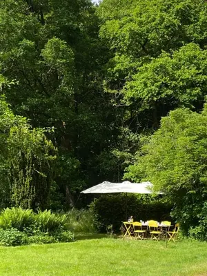 Jardin de l'établissement Moulin Grand, entire accommodation, 2br park river
