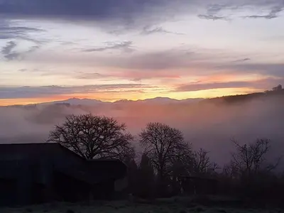 Paysage naturel près de la maison de vacances