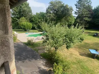 Jardin de l'établissement gite meymac