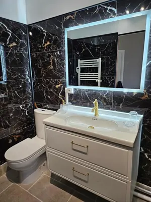 Salle de bains dans l'établissement Chambres hôtes du Pont Lafont