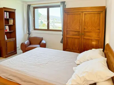Un ou plusieurs lits dans un hébergement de l'établissement La maison Hortensias Vic-Sur-Cère - 6pers