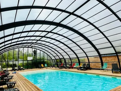 Piscine de l'établissement Mobil-home 159 camping Les Clarines ou située à proximité