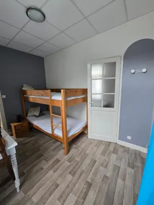 Un ou plusieurs lits dans un hébergement de l'établissement Appartement 6 personnes, vue exceptionnelle sur la montagne
