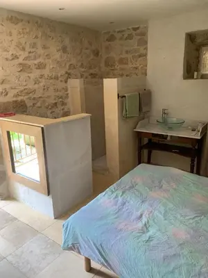 Cuisine ou kitchenette dans l'établissement Residence with pool and tennis - Saint Sozy