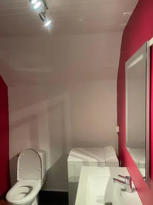 Salle de bains dans l'établissement Chez Julie