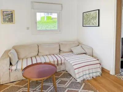 Coin salon dans l'établissement Maison familiale en montagne - 6 pers - Le Lioran