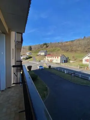 Vue générale sur la montagne ou vue sur la montagne depuis l'appartement