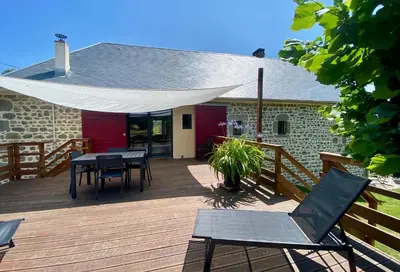 Terrasse ou espace extérieur de l'établissement Les Chemins Hauts