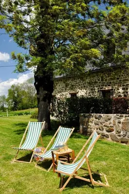 Jardin de l'établissement Les Gîtes du Clos