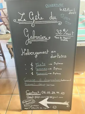 Plan de l'établissement Le gîte du gabarier