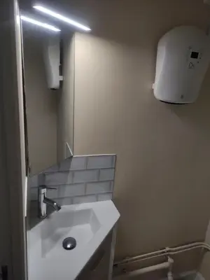 Salle de bains dans l'établissement Villa Lumière