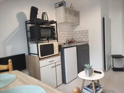 Cuisine ou kitchenette dans l'établissement Villa Lumière