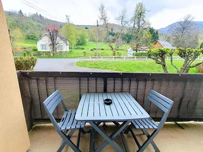 Vue générale sur la montagne ou vue sur la montagne depuis l'appartement