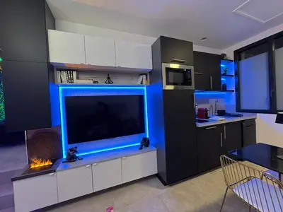 Cuisine ou kitchenette dans l'établissement - Aux Bulles 2 - Suite & SPA - By Skyline Résidence