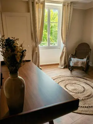 Coin salon dans l'établissement La Marquise des Anges