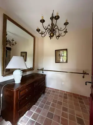 Un ou plusieurs lits dans un hébergement de l'établissement Les Ecuries, sur un domaine châtelain