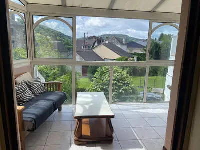 Vue générale sur la montagne ou vue sur la montagne depuis la maison de vacances