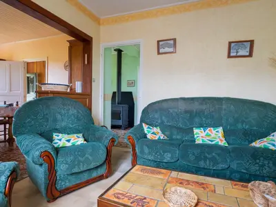 Coin salon dans l'établissement Holiday Home Redondel by Interhome
