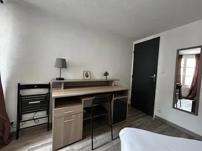 Cuisine ou kitchenette dans l'établissement Le Saint-Pierre, spacieux en hypercentre