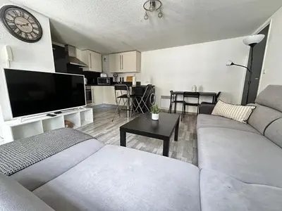 Cuisine ou kitchenette dans l'établissement Le Saint-Pierre, spacieux en hypercentre