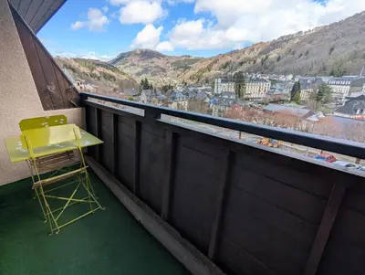 Vue générale sur la montagne ou vue sur la montagne depuis l'appartement