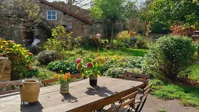 Jardin de l'établissement Vakantiehuis in groene oasis