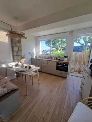 Cuisine ou kitchenette dans l'établissement Le refuge de Noa - Les apparts de Maddy