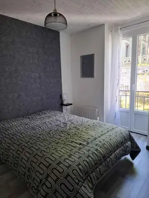Un ou plusieurs lits dans un hébergement de l'établissement le nid des choups esprit loft 50 m2