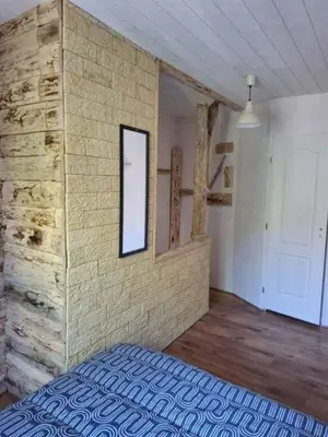Un ou plusieurs lits dans un hébergement de l'établissement le nid des choups le petit duplex 2 personnes