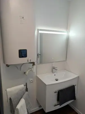 Salle de bains dans l'établissement Casa DANIEL 1