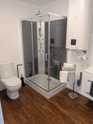 Salle de bains dans l'établissement Casa DANIEL 1