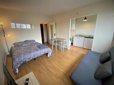 Cuisine ou kitchenette dans l'établissement Appartement double à Limoges