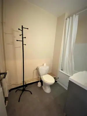 Salle de bains dans l'établissement Appartement double à Limoges