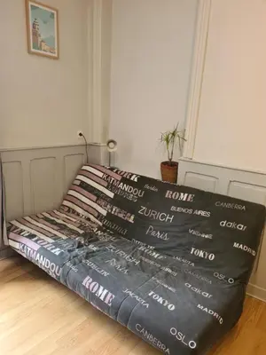 Un ou plusieurs lits dans un hébergement de l'établissement Appartement RDC centre ville